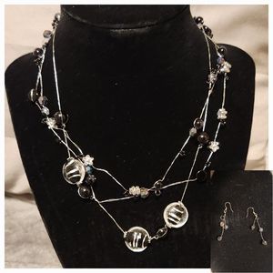 Wired Short Necklace Set
